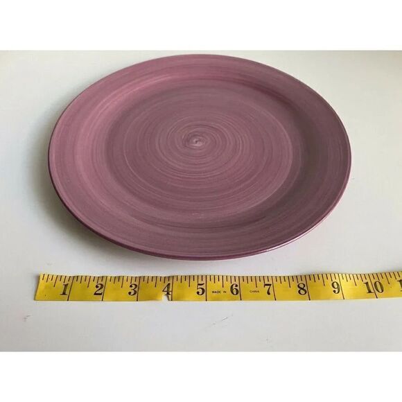 IKEA PLUM PURPLE EGGPLANT Dinner PLATE 9” Dinning Ceramic Pottery Glazed Rare - Picture 2 of 5